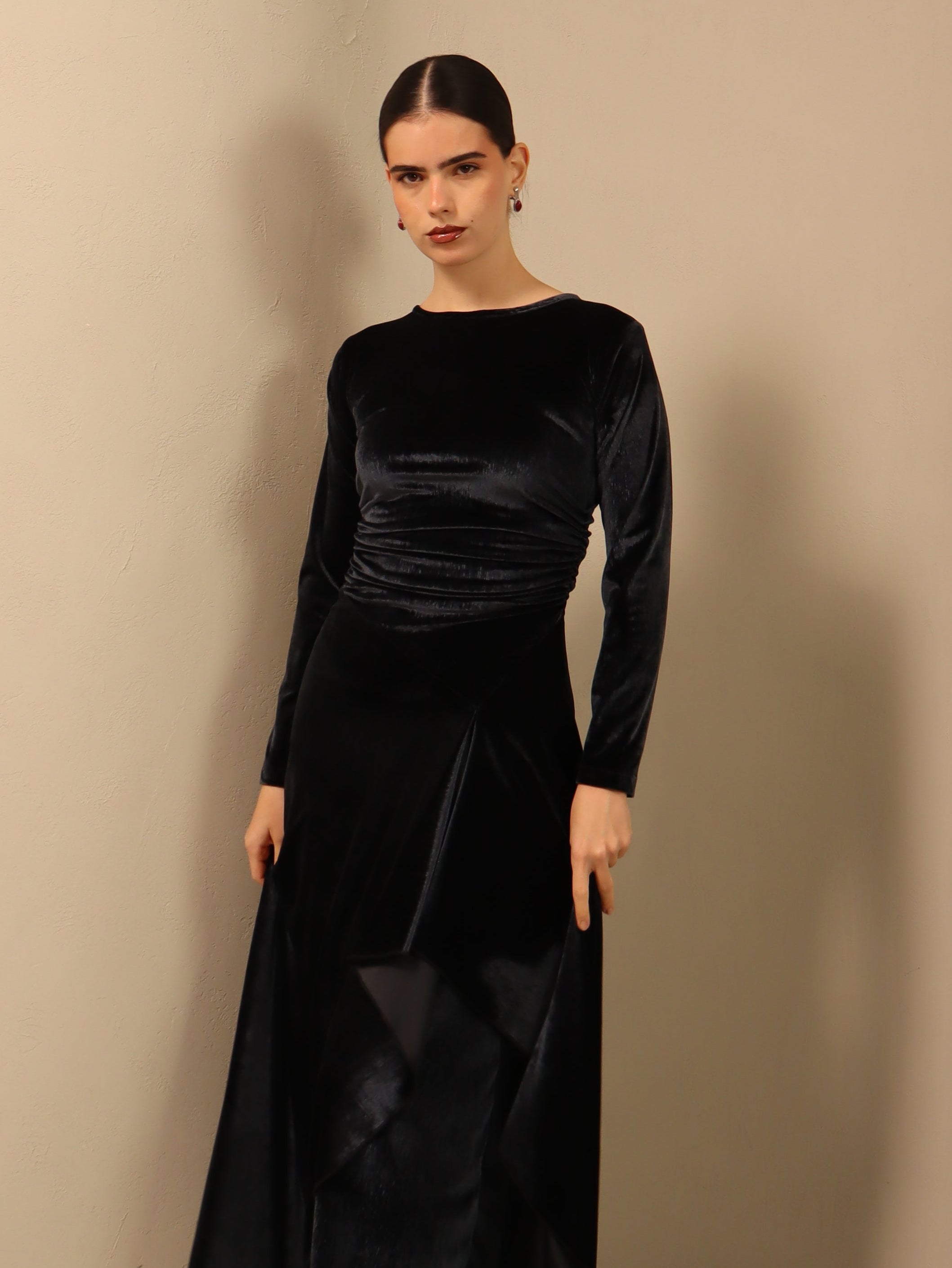 Maha in Dark Teal Fay the label