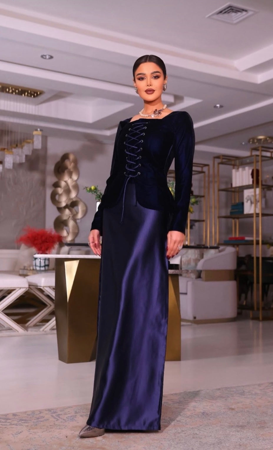 Ghala in Deep Blue Fay the label
