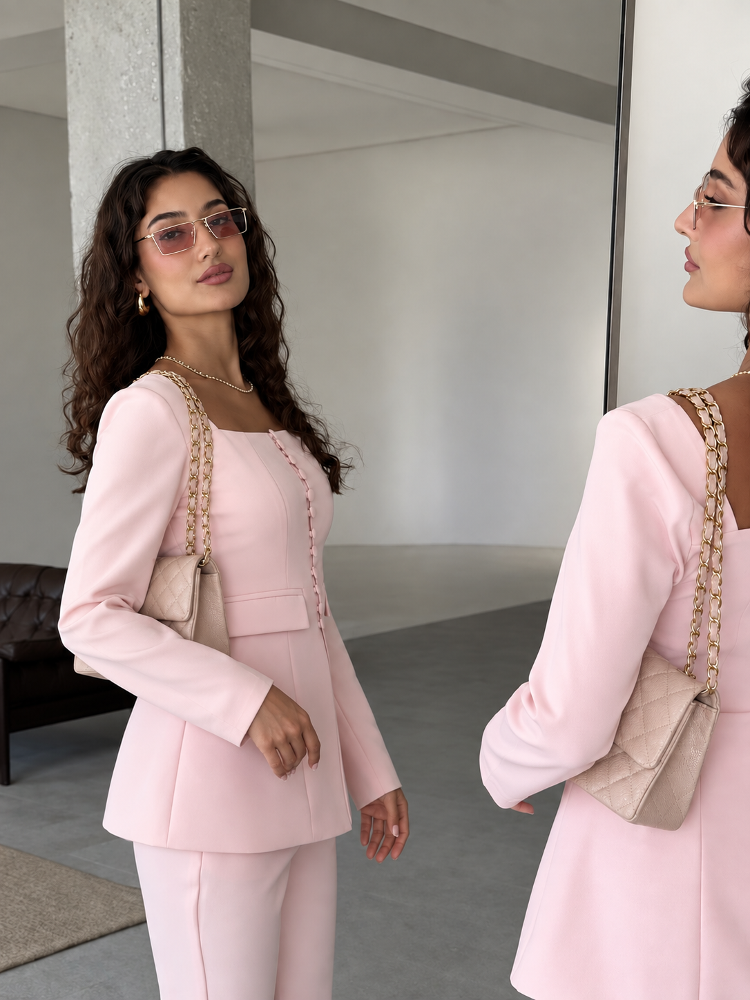 Aubrey Co-Ord set Pink