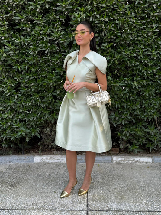 Bella Dress - Pistachio