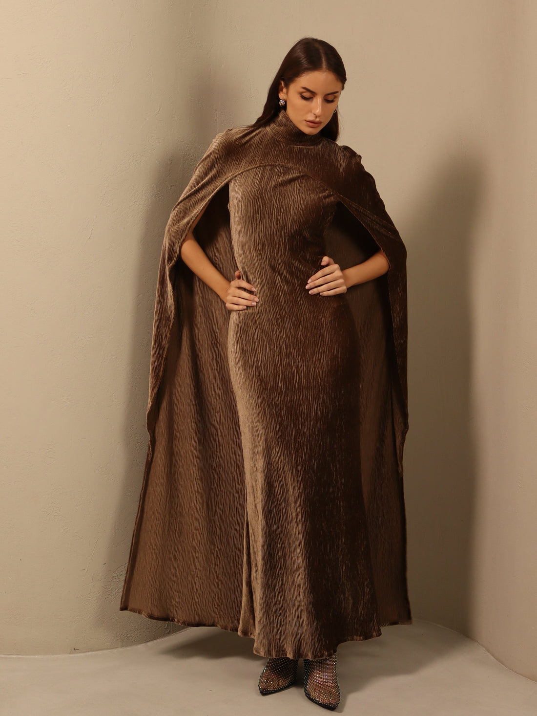 Maie in Light Gold Fay the label