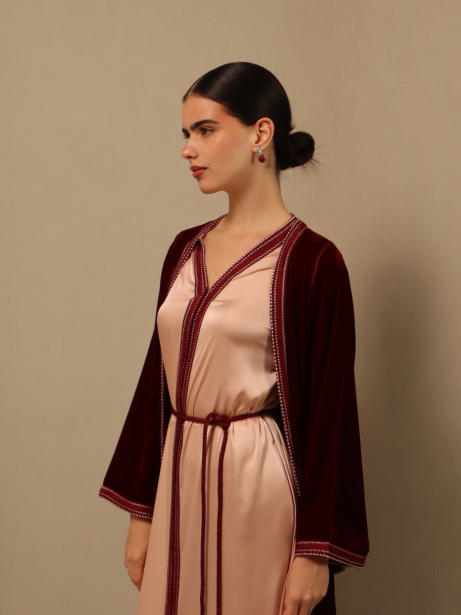 Ghazal in Pink/Crimson red Fay the label