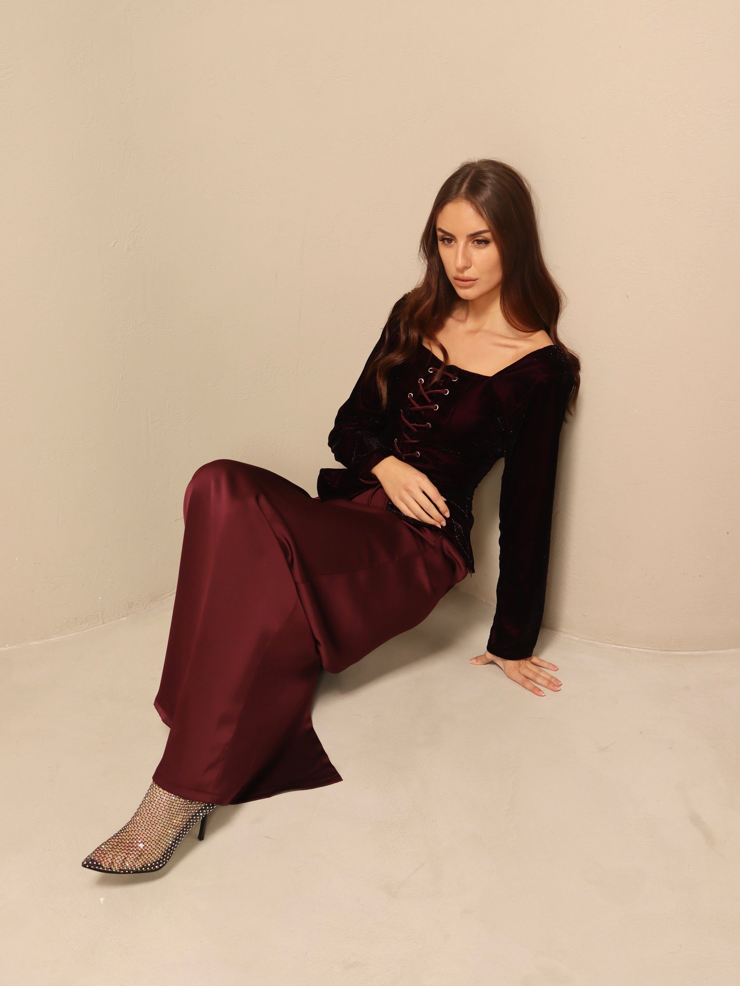 Ghala in Maroon Fay the label