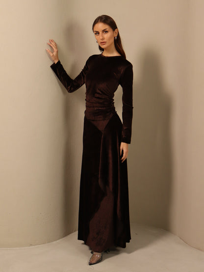 Maha in Brown Fay the label