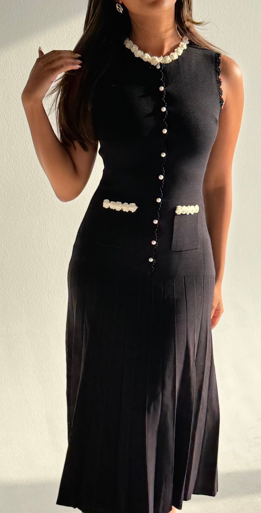 031-Noir dress Fay the label
