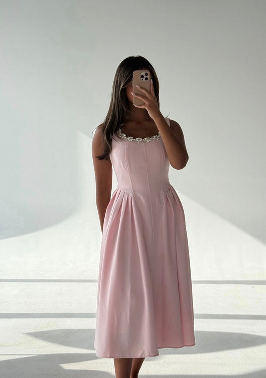 027-Aurora dress pink