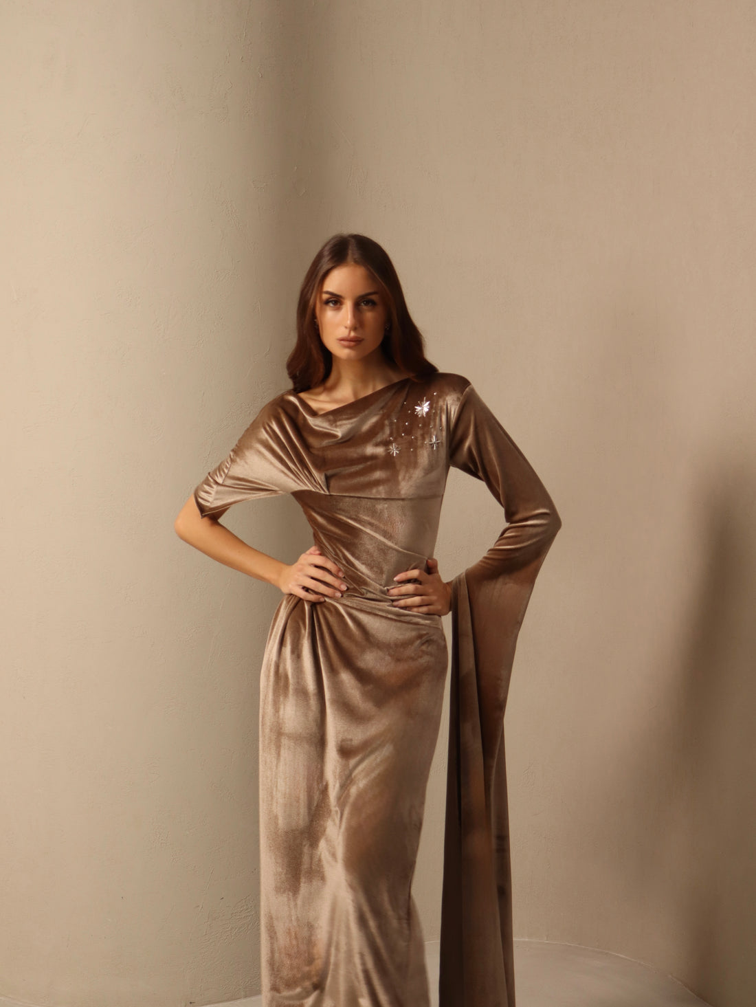 Noor in Golden beige Fay the label