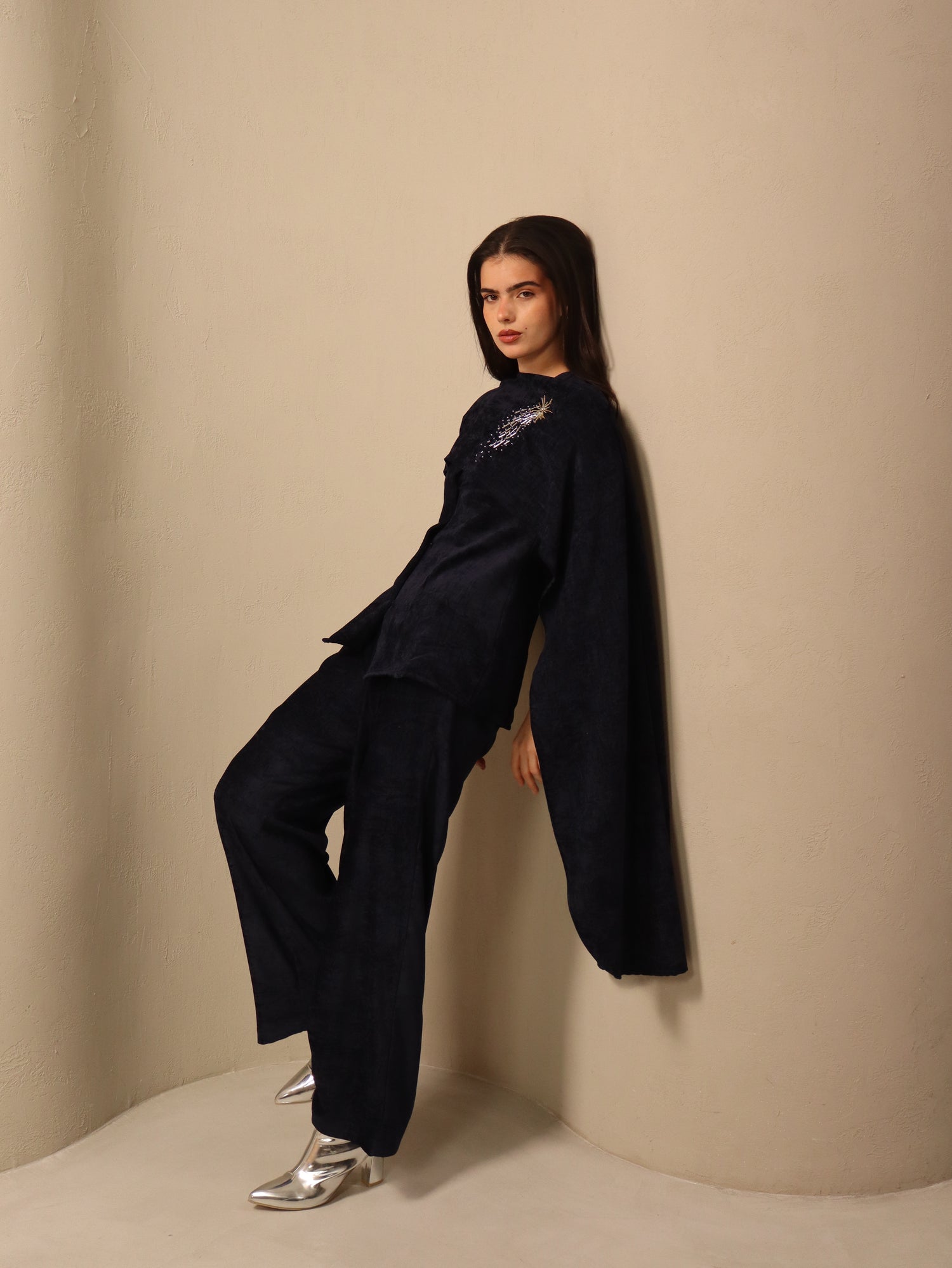 Shaikha in Navy blue Fay the label