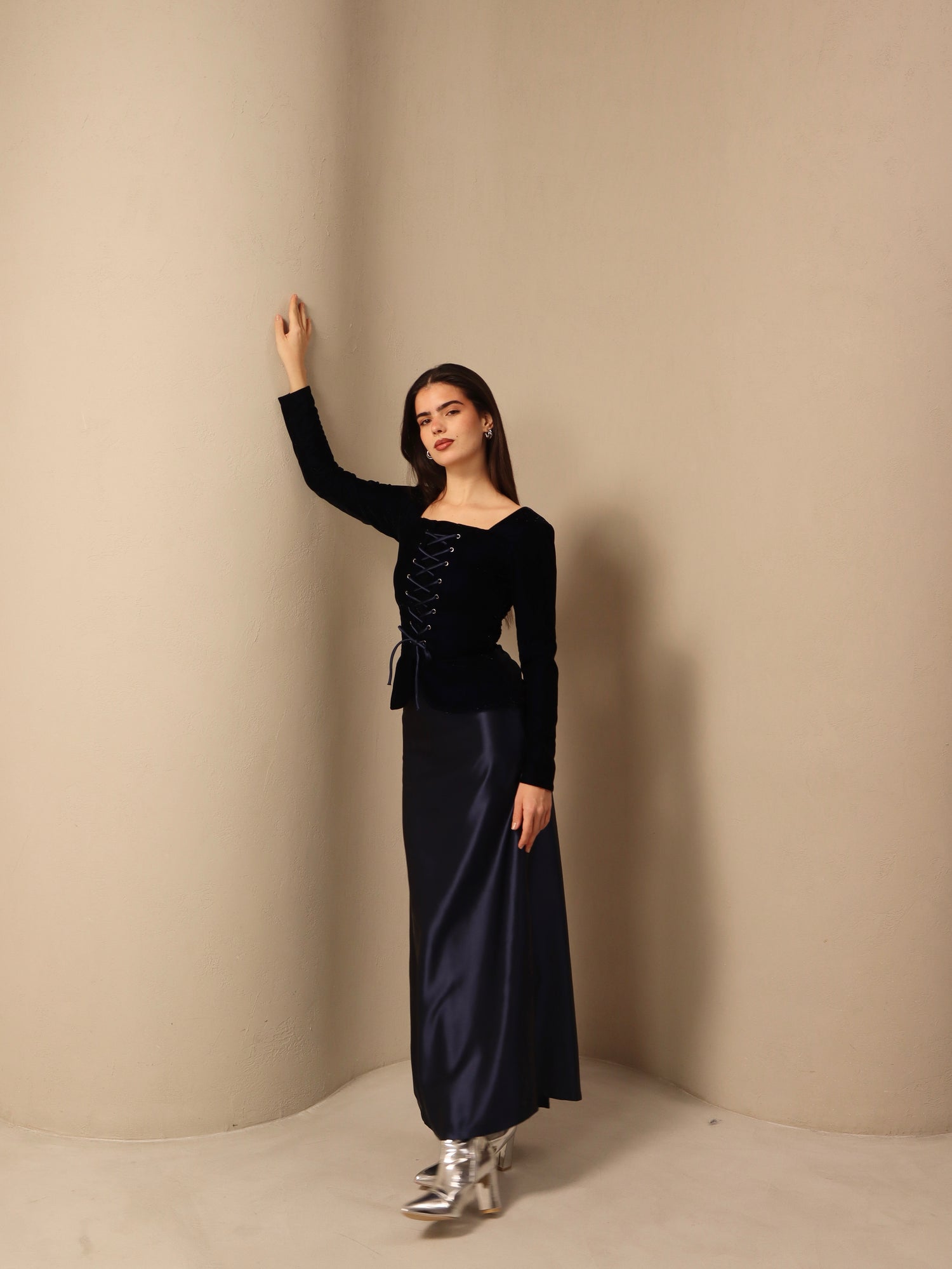Ghala in Deep Blue Fay the label