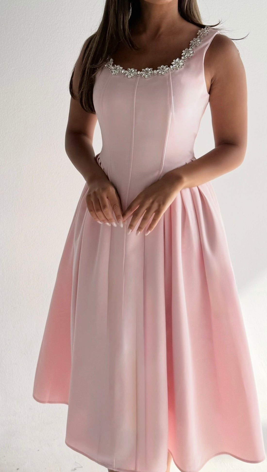 027-Aurora dress pink Fay the label