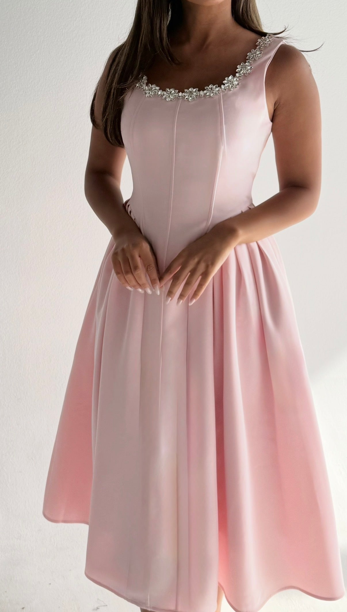 027-Aurora dress pink Fay the label