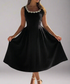 024-Aurora dress in black Fay the label