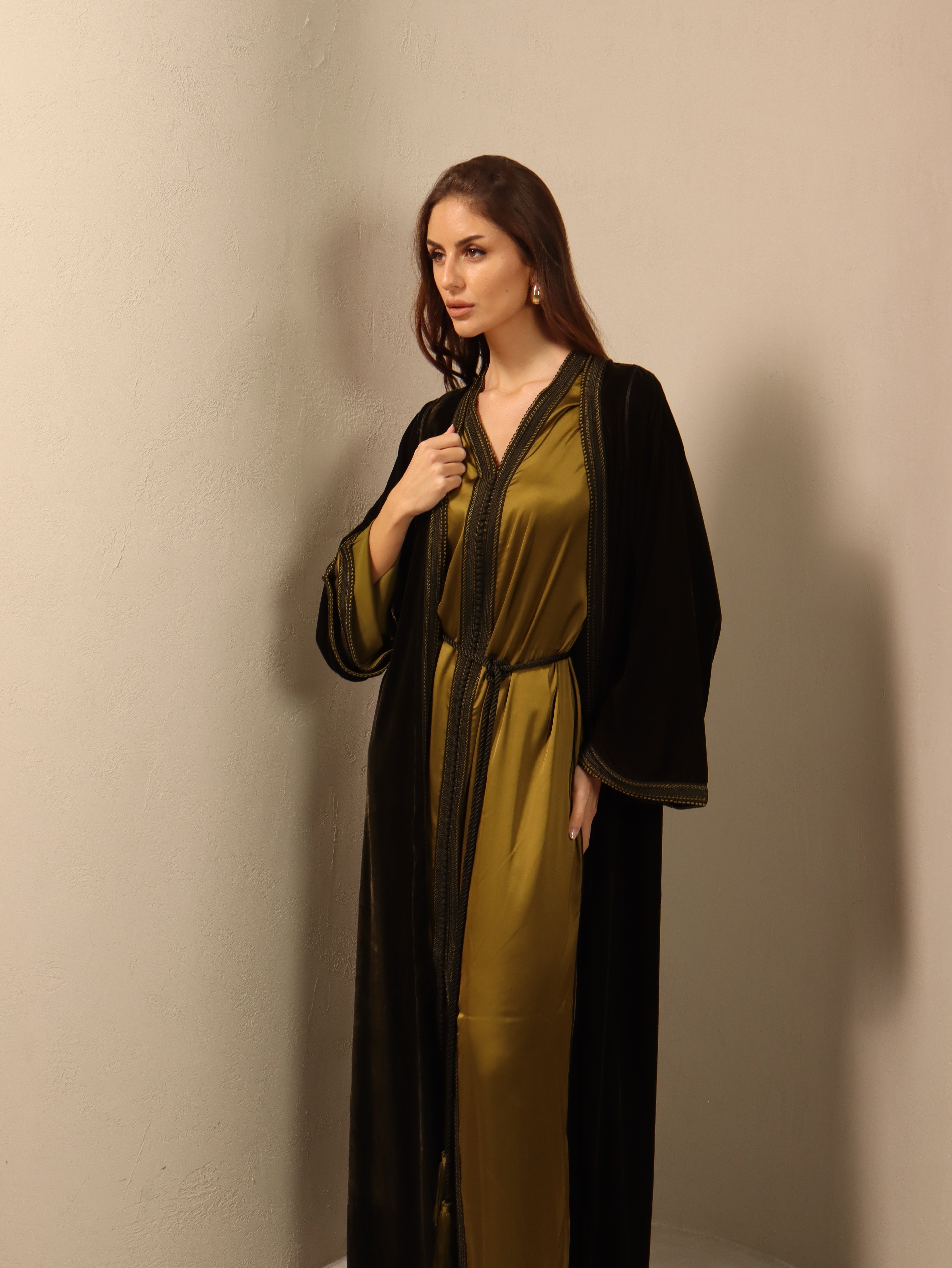 Ghazal in Olive Green Fay the label
