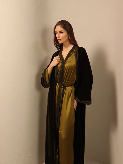 Ghazal in Olive Green Fay the label