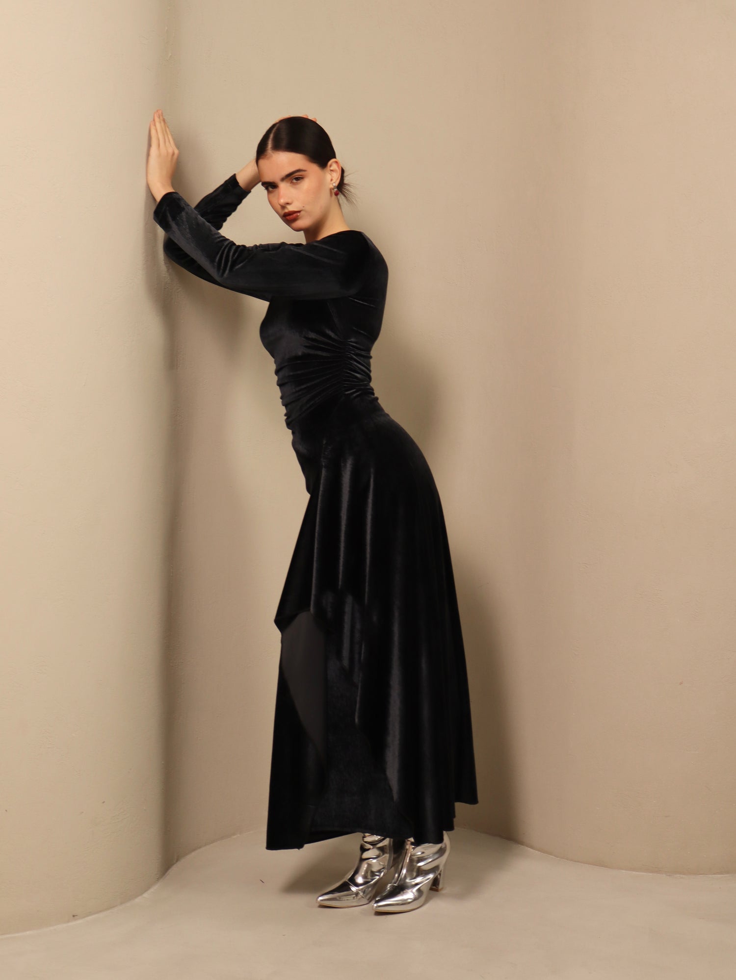 Maha in Dark Teal Fay the label