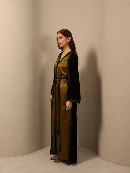 Ghazal in Olive Green Fay the label
