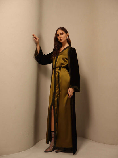 Ghazal in Olive Green Fay the label