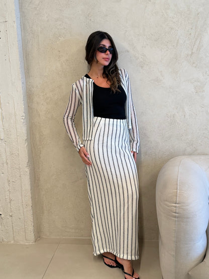 Cannes Striped Knit Co-Ord Set