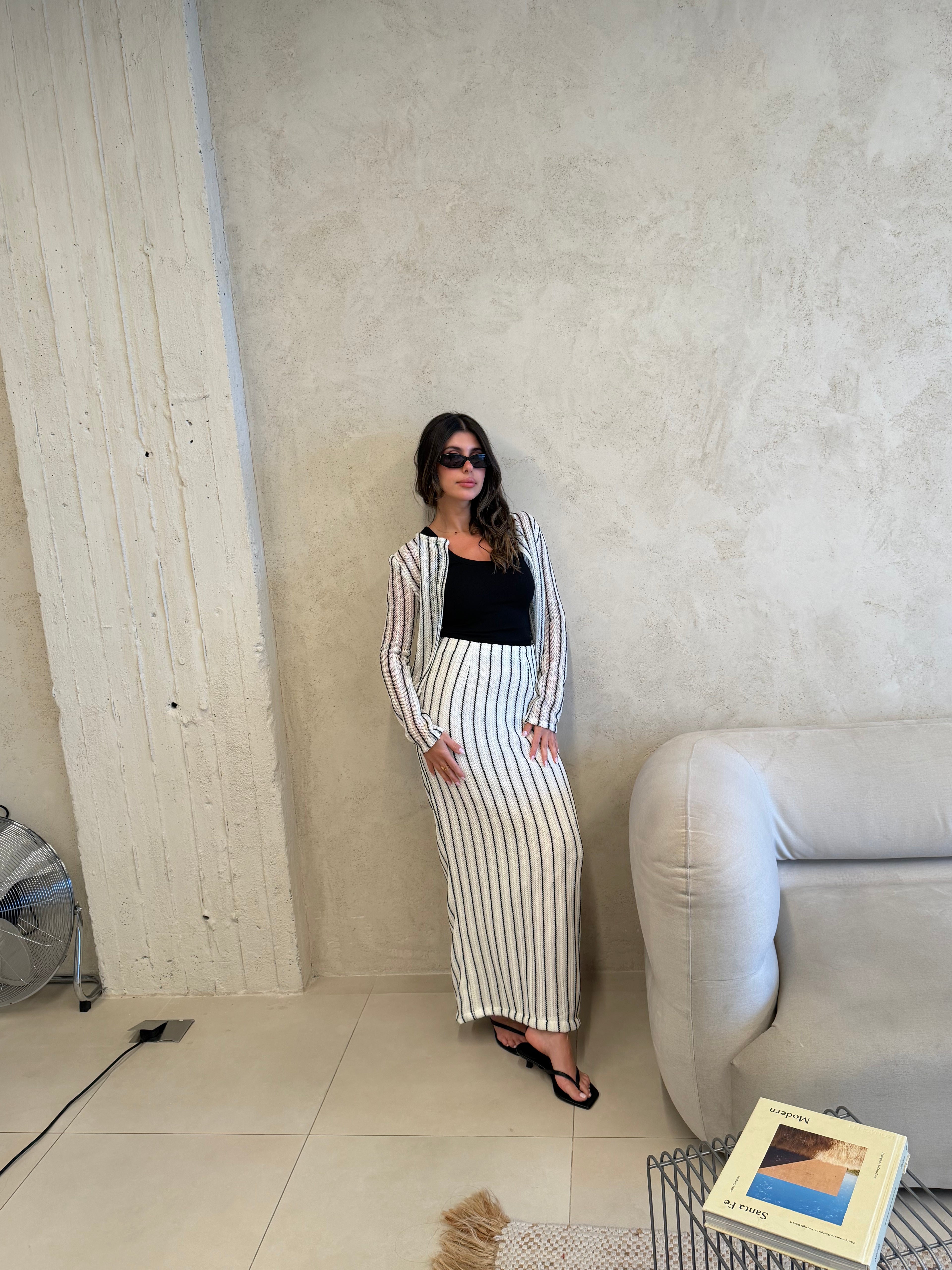 Cannes Striped Knit Co-Ord Set