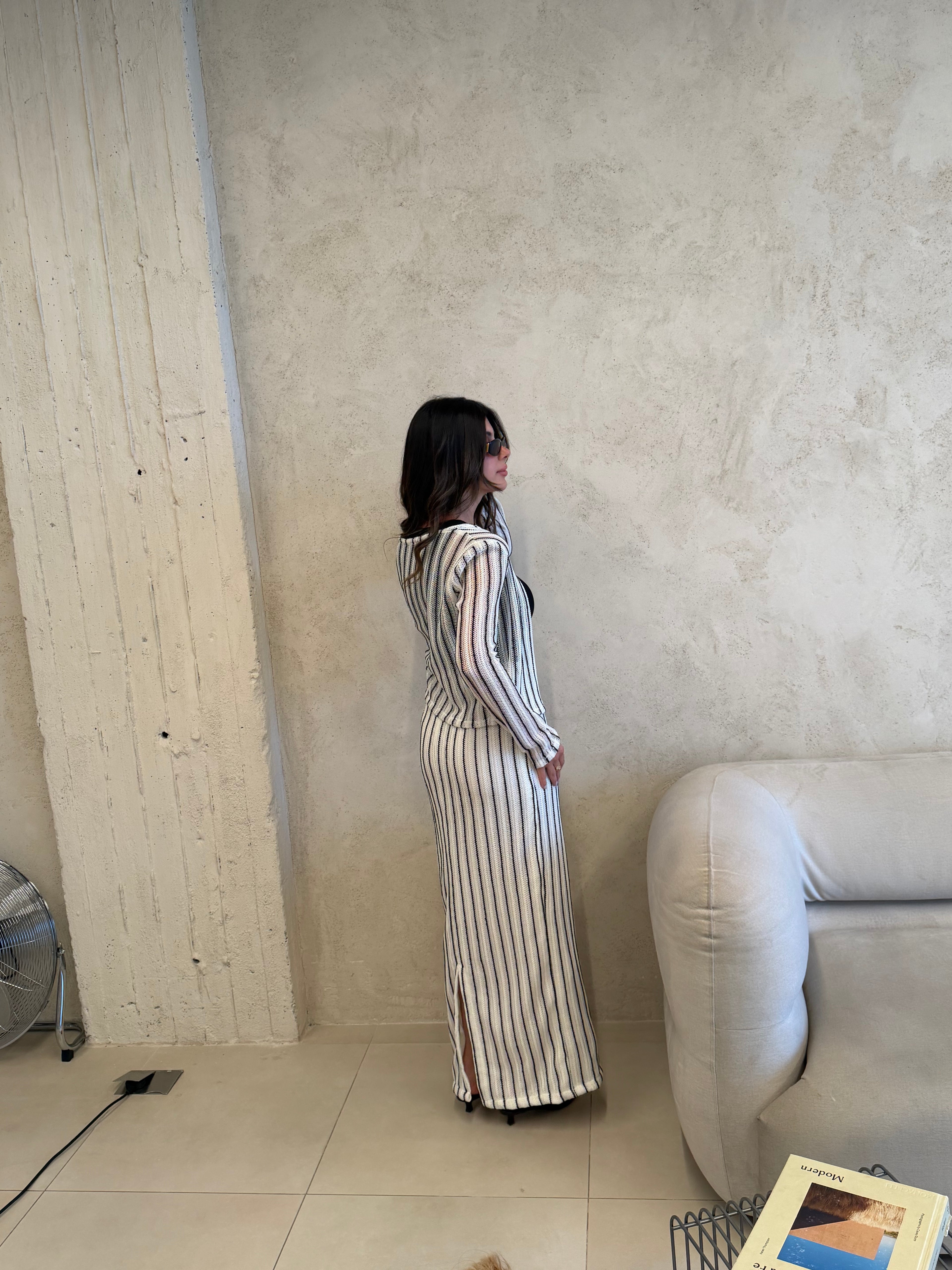 Cannes Striped Knit Co-Ord Set