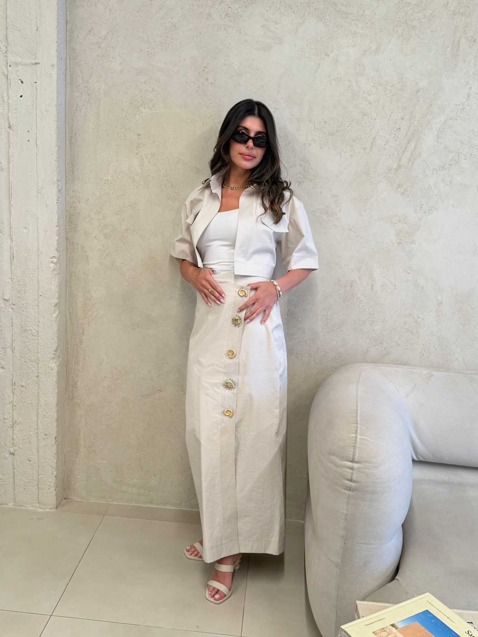 Capri Cream Co-Ord Set