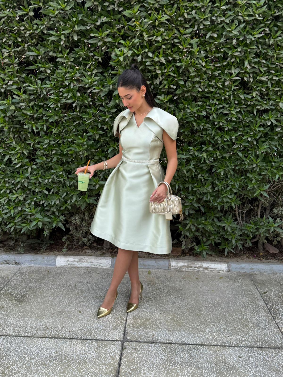 Bella Dress - Pistachio