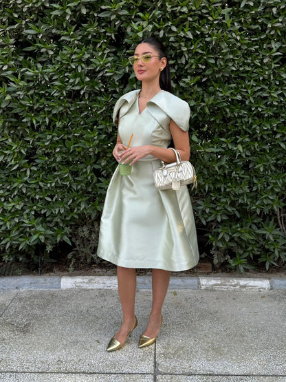 Bella Dress - Pistachio